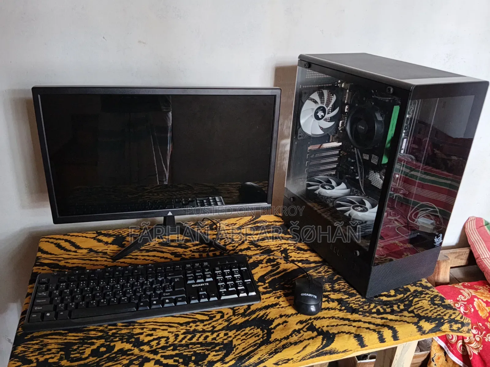 Desktop Computer MSI 8GB RAM AMD Ryzen 5 Solid State Drive 256GB