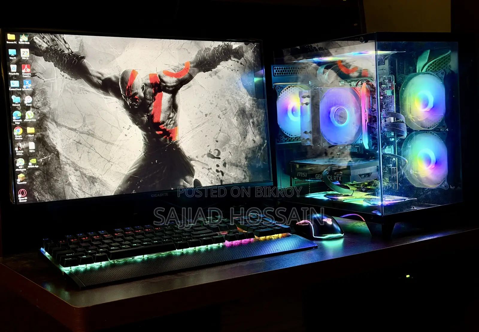 Desktop Computer 16GB AMD Ryzen 5 SSD 1T