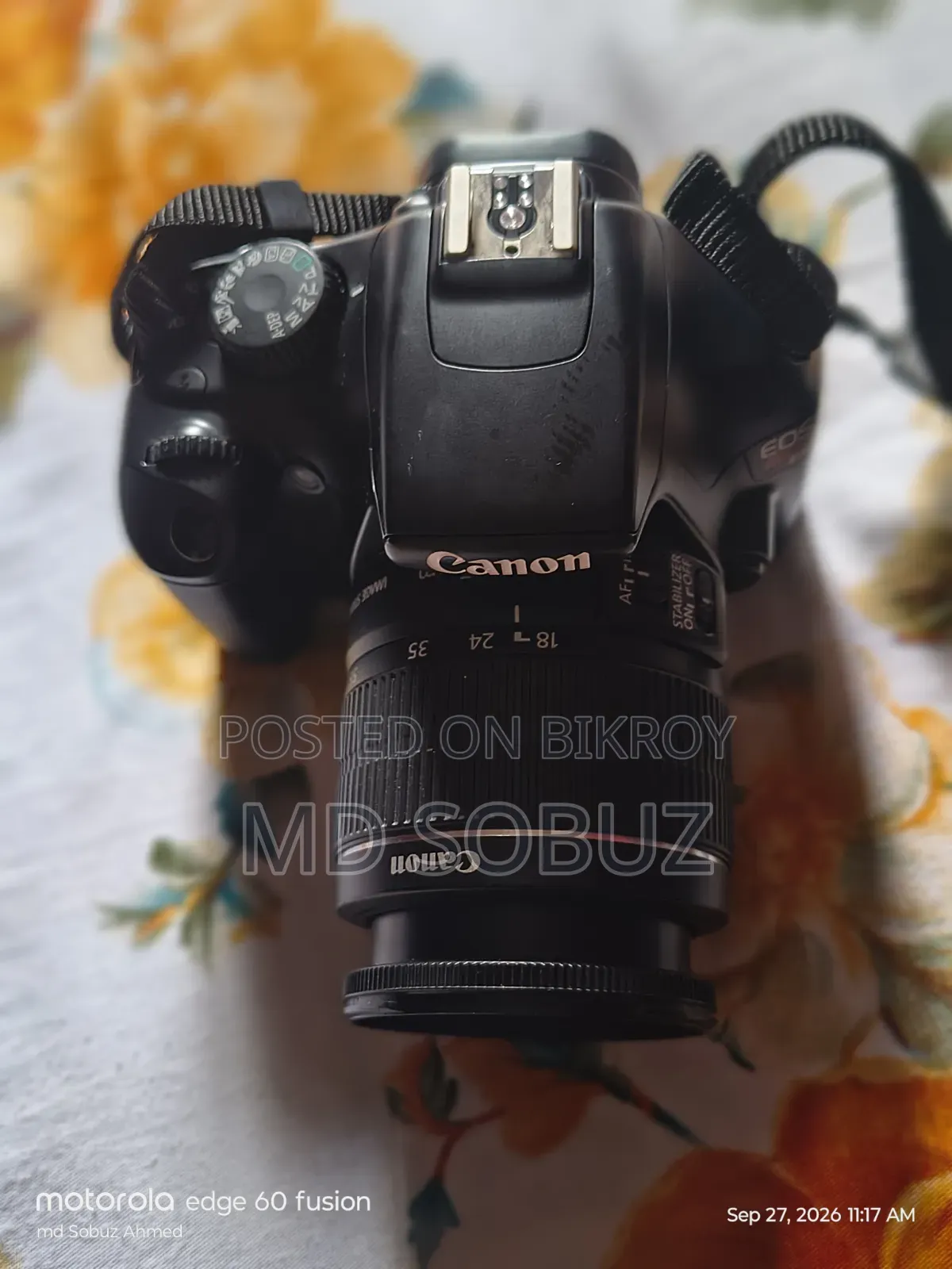 Canon EOS 1100D DSLR Camera + 18-55mm Lens