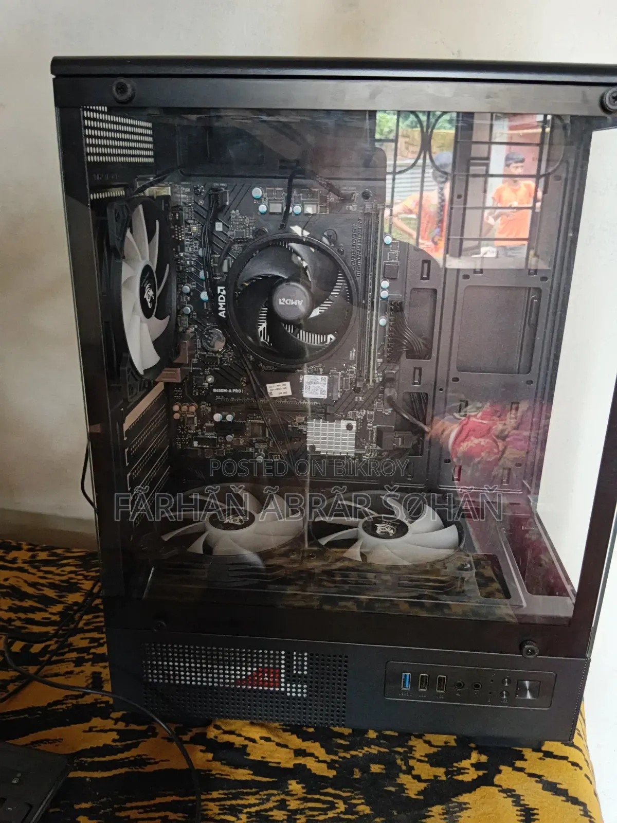 Desktop Computer MSI 8GB RAM AMD Ryzen 5 Solid State Drive 256GB