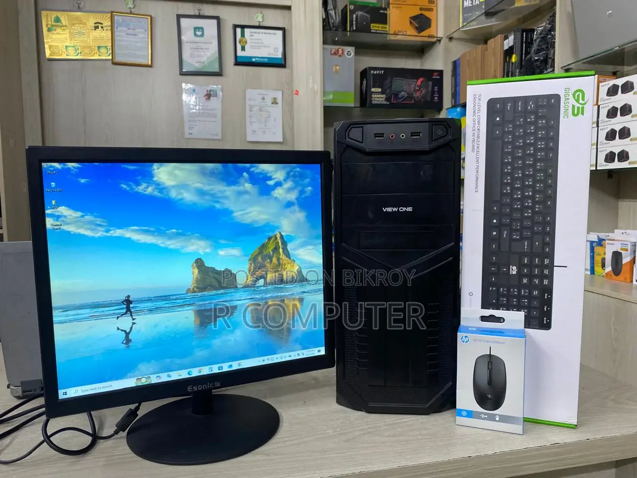 Desktop Computer Gigabyte 8GB Intel Core i3 SSD 128GB