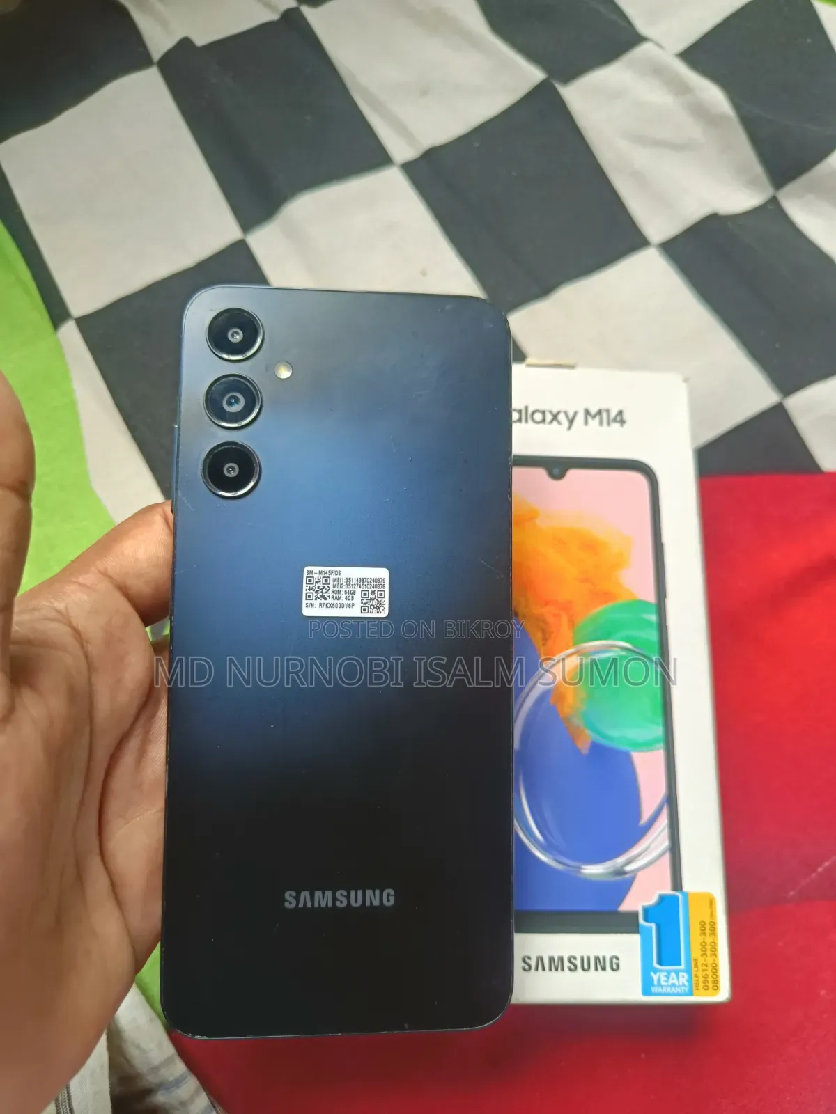 New Samsung Galaxy M14 64 GB Black