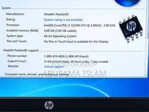 Laptop HP 4GB Intel Core i3 HDD 320GB