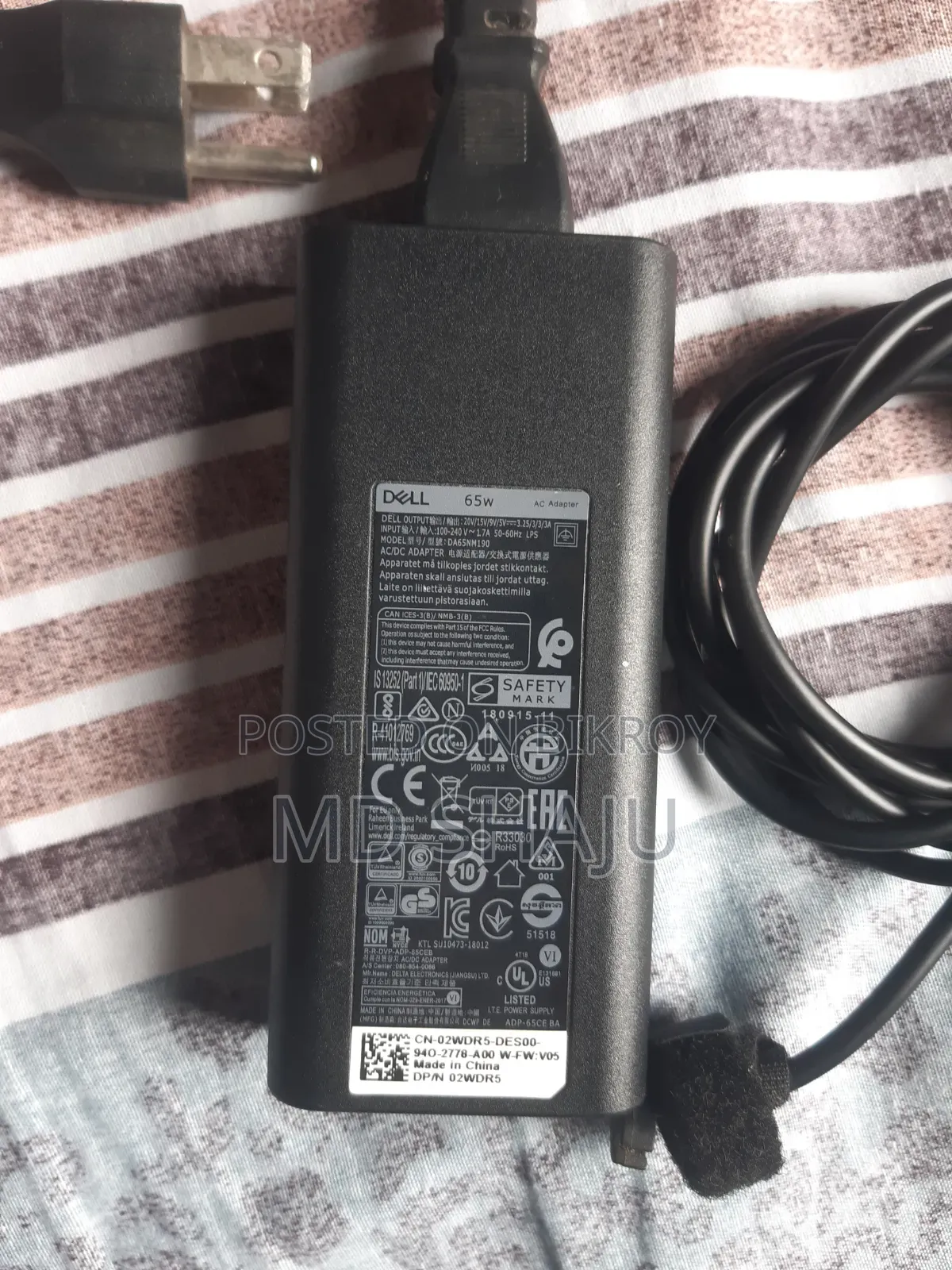 Dell Type C 65w Charger