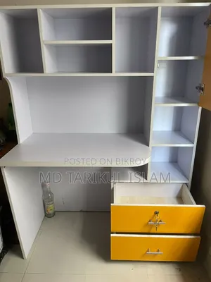 Table and Mesh Chair