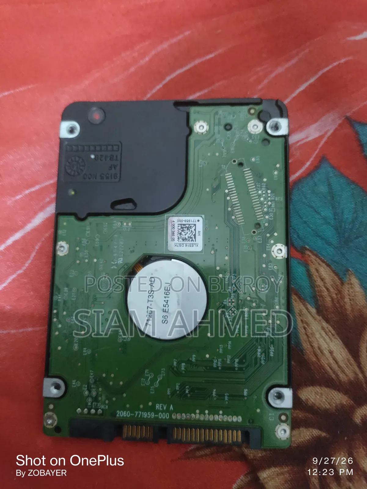 500 GB HDD WD (Health 98%)