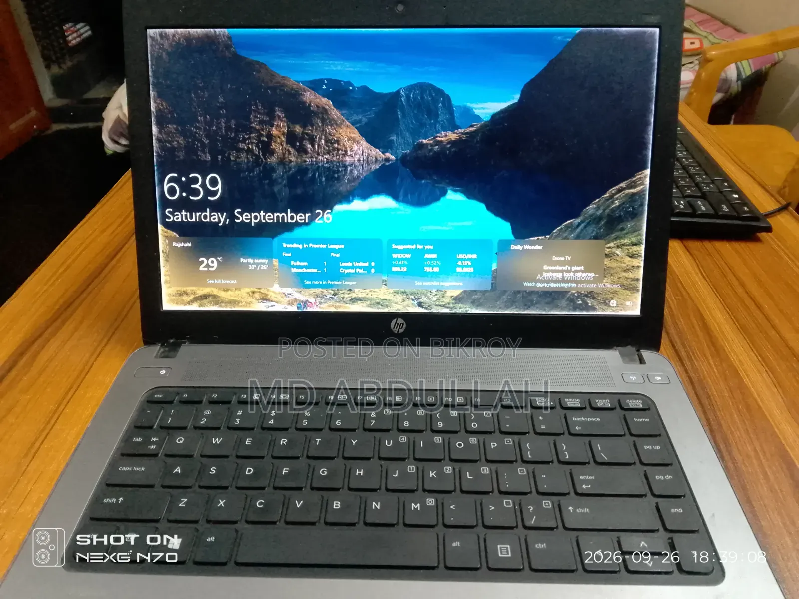 Laptop HP ProBook 440 4GB Intel Core i5 HDD+SSD 60GB