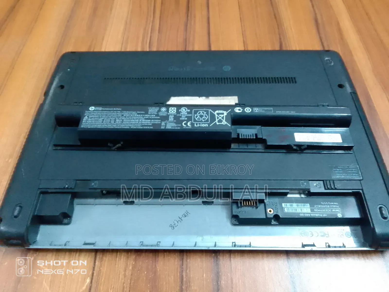 Laptop HP ProBook 440 4GB Intel Core i5 HDD+SSD 60GB