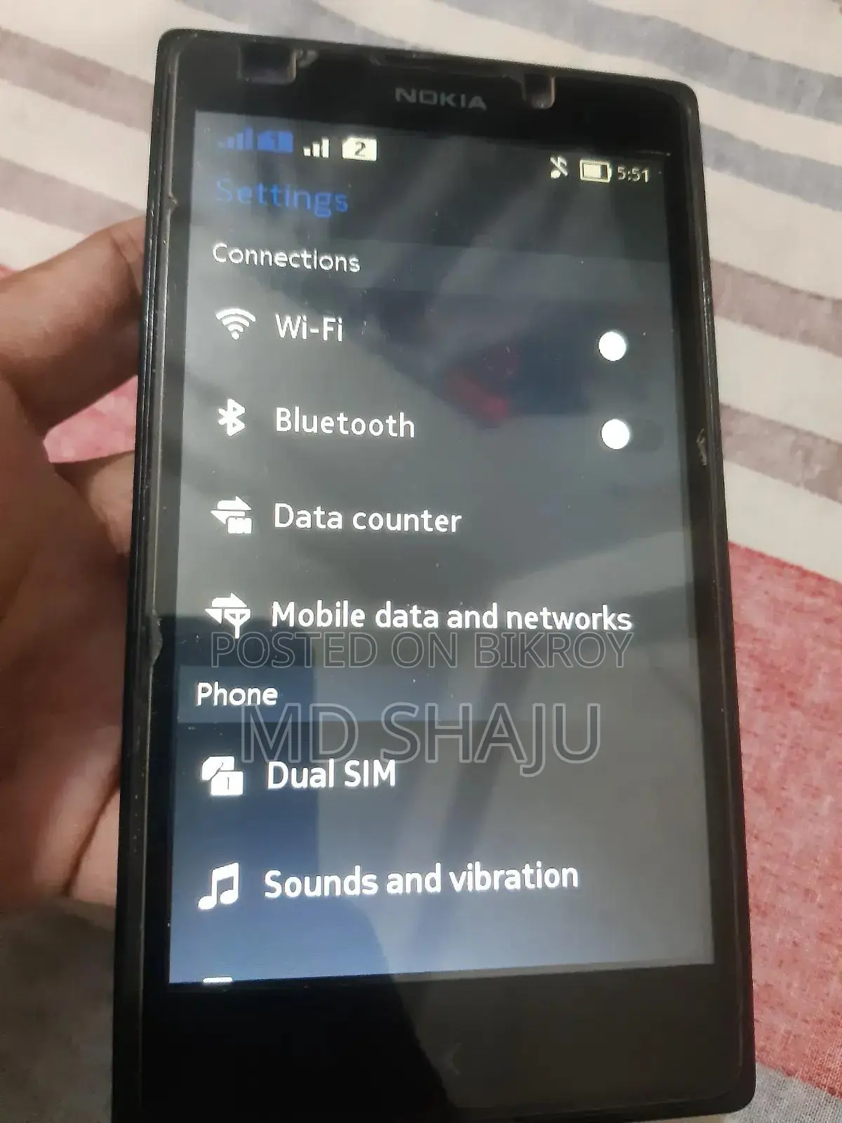 Nokia XL 4 GB Black