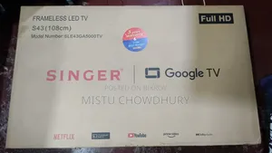 ৪৩" সিঙ্গার ফ্রেমলেস গুগল টিভি