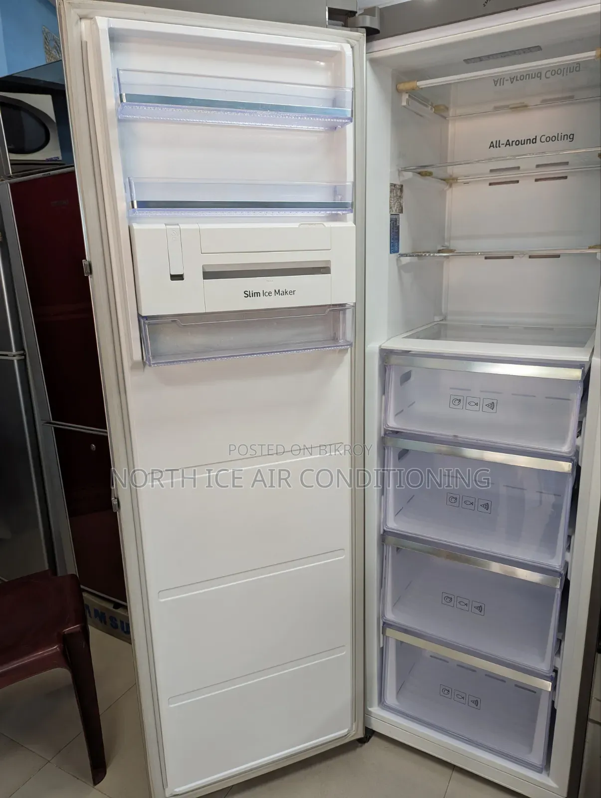 Samsung Silver Colour Inverter Frost Fridge 350 Ltr.