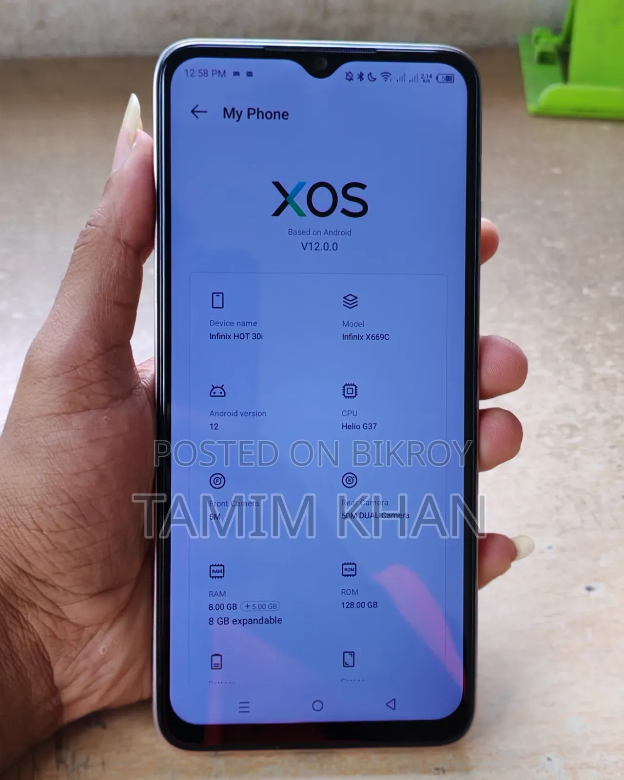 Infinix Hot 30i 128 GB Yellow