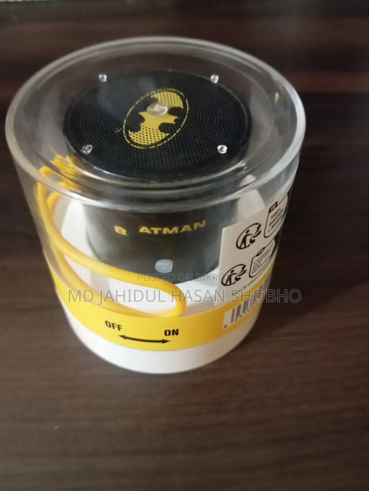 Miniso Dc Batman Bluetooth Speaker