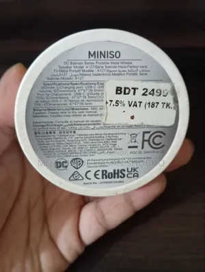 Miniso Dc Batman Bluetooth Speaker