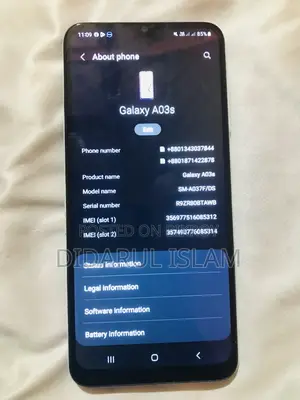 Samsung Galaxy A03s 64 GB White