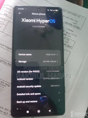 Xiaomi Poco F3 128 GB Black