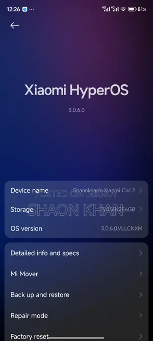 Xiaomi Civi 2 256 GB Pink