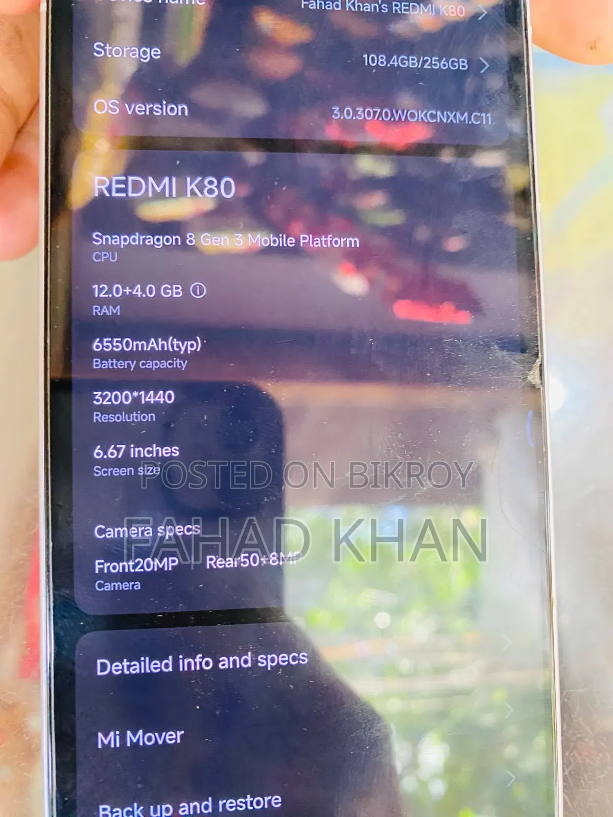 Xiaomi Redmi K80 256 GB White