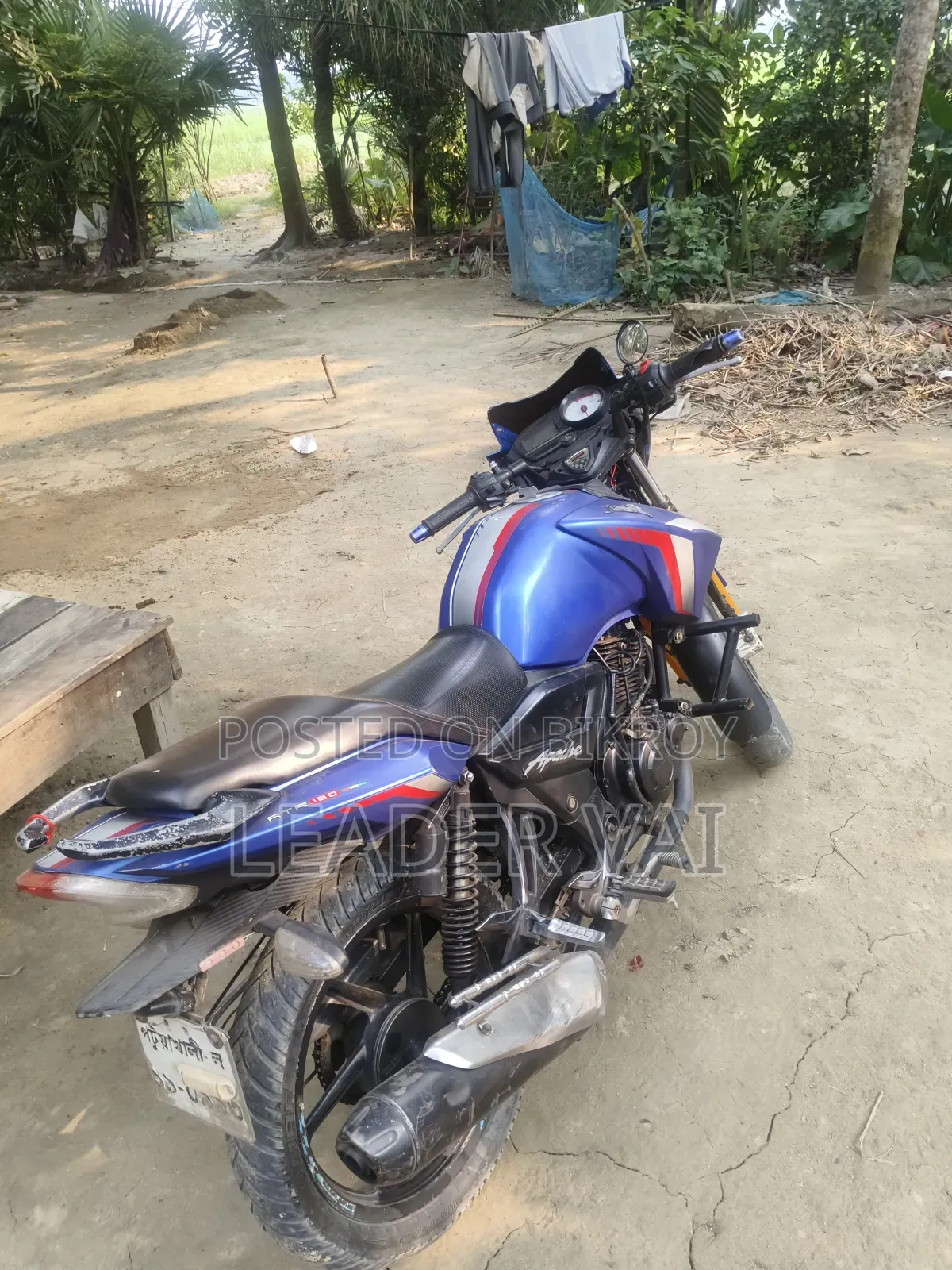 TVS Apache RTR 160 2V 2017 নীল
