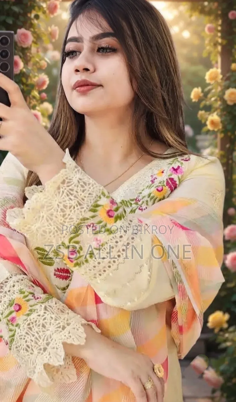 🌸✨ এলিগেন্ট এমব্রয়ডারি থ্রি পিস কালেকশন ✨🌸