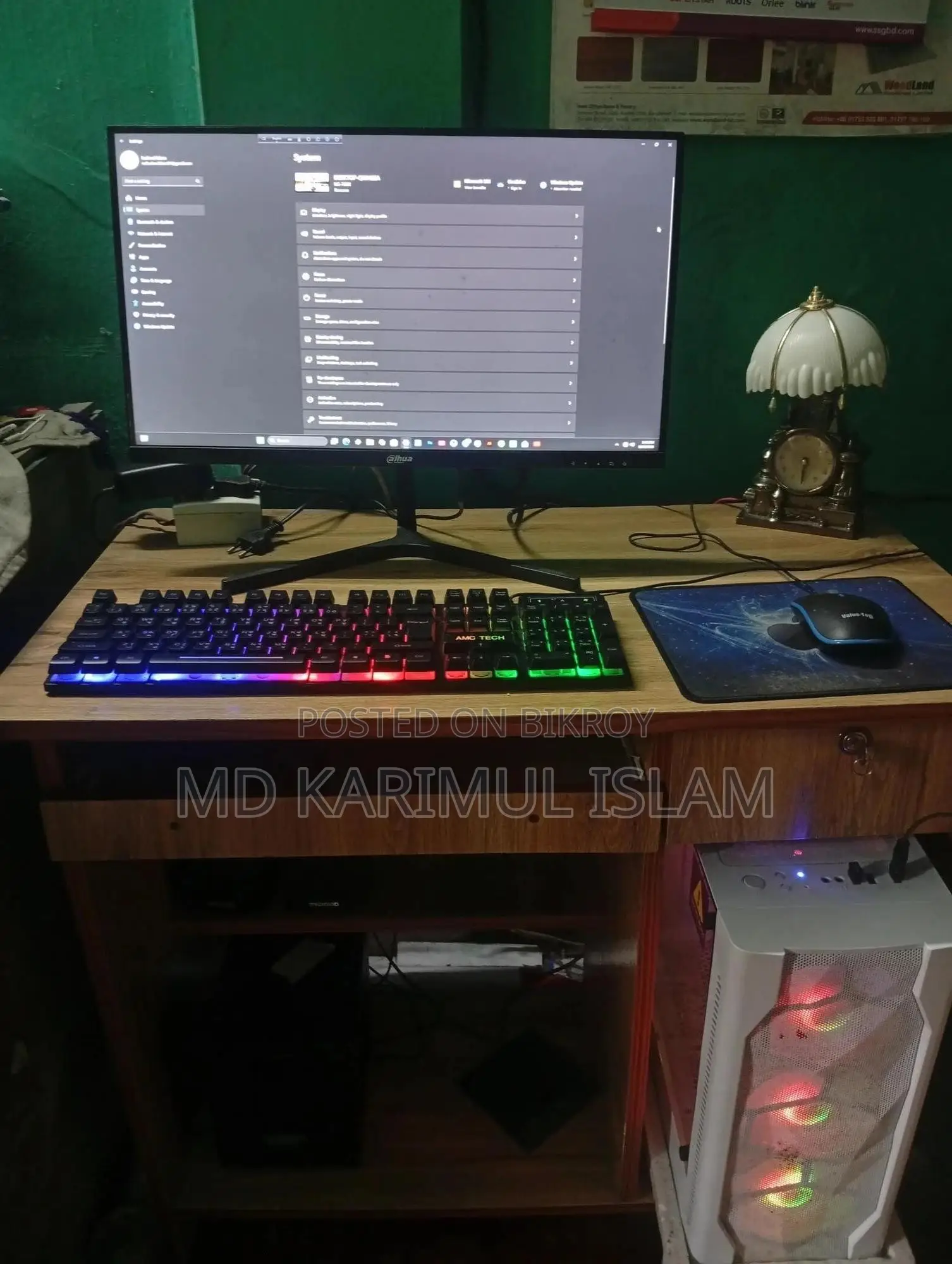 Desktop Computer 8GB Intel Core i5 SSD 500GB