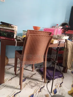 Bed, Chairs, Table and Almirah