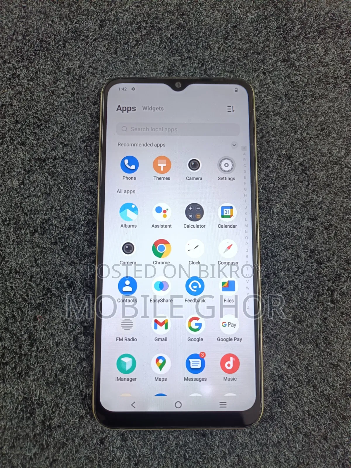 Vivo Y16 64 GB Gold