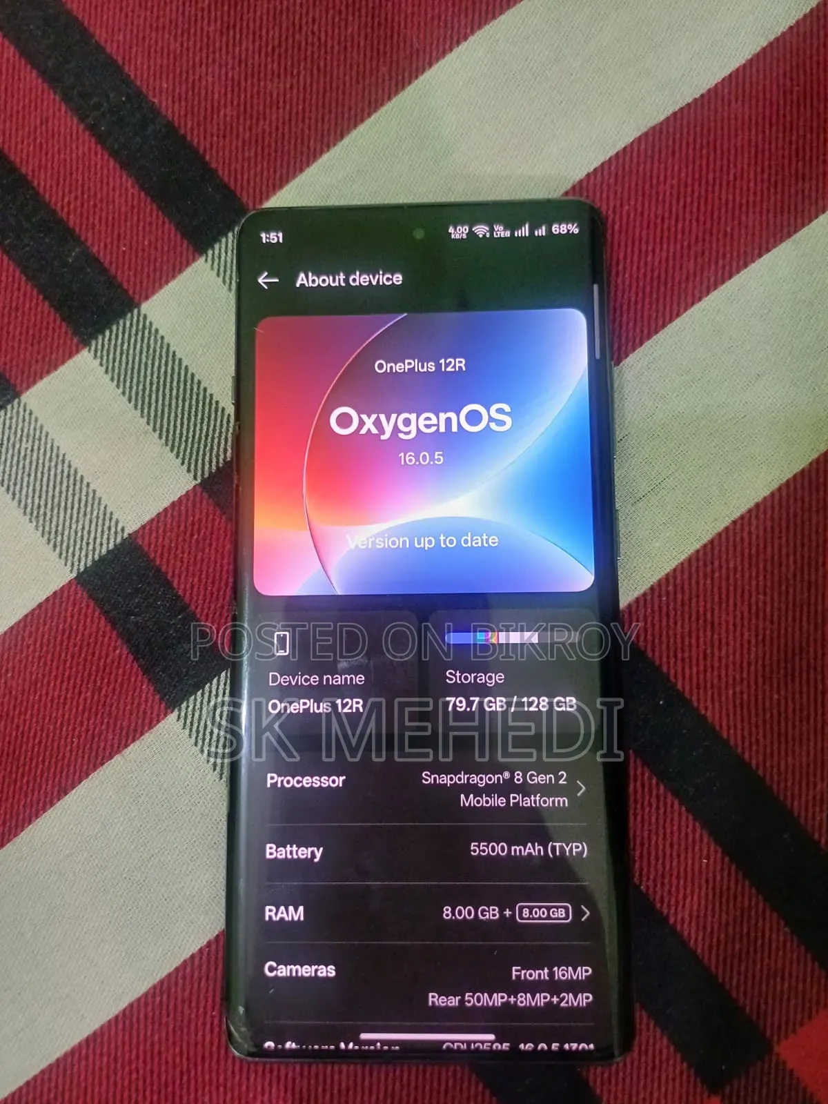 OnePlus 12R 128 GB Black