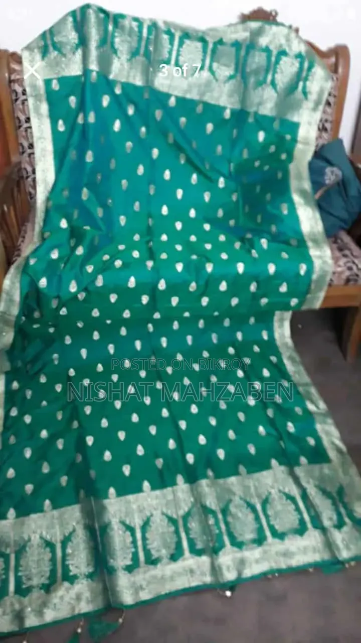 Nibir Bottle Green Bridal Lehenga