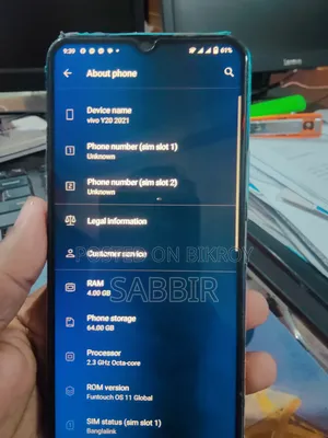 Vivo Y20 64 GB Orange