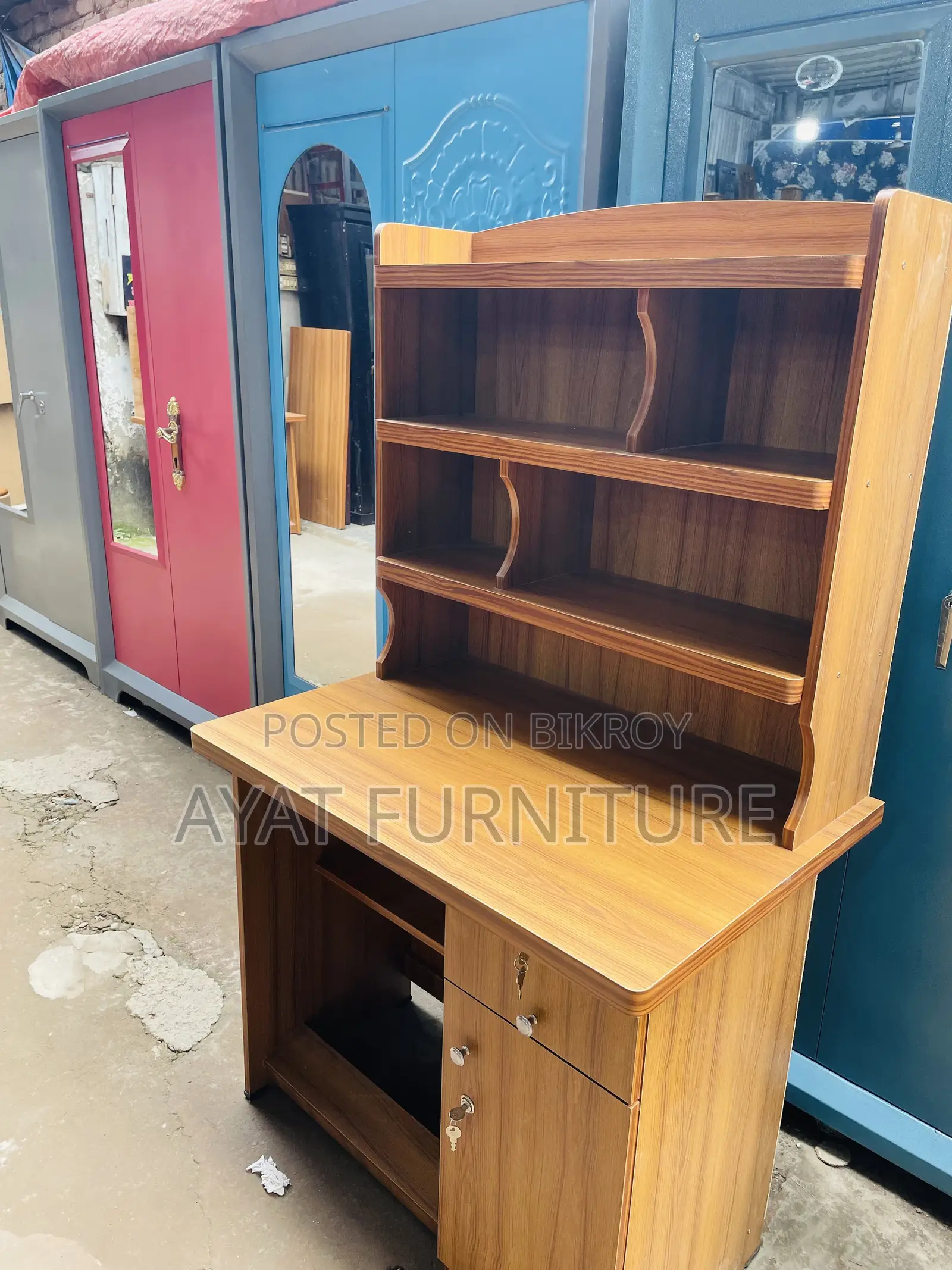 Study Table with Shelf