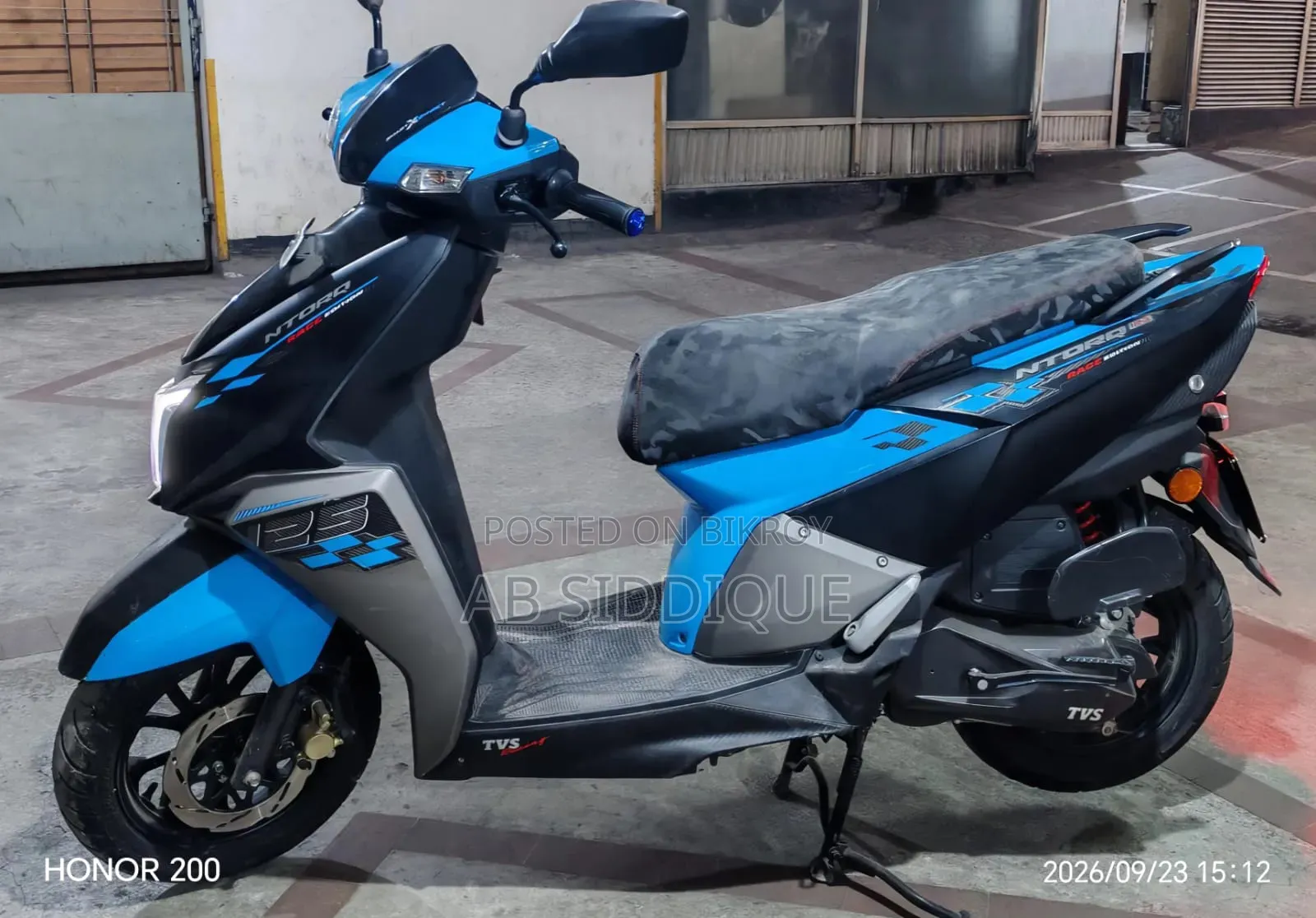 টিভিএস এনটর্ক ১২৫ ২০২১ নীল