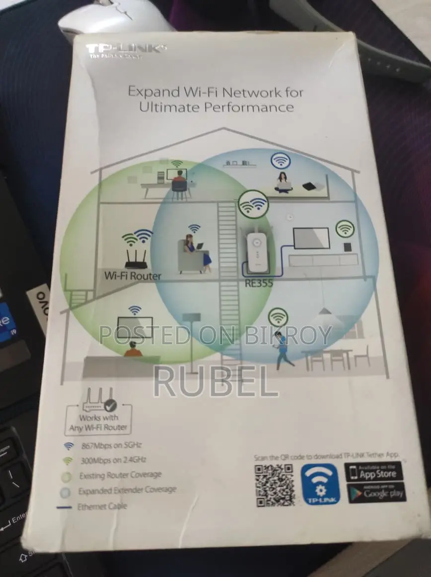 TP-Link RE355 AC1200Mbps Wi-Fi Range Extender