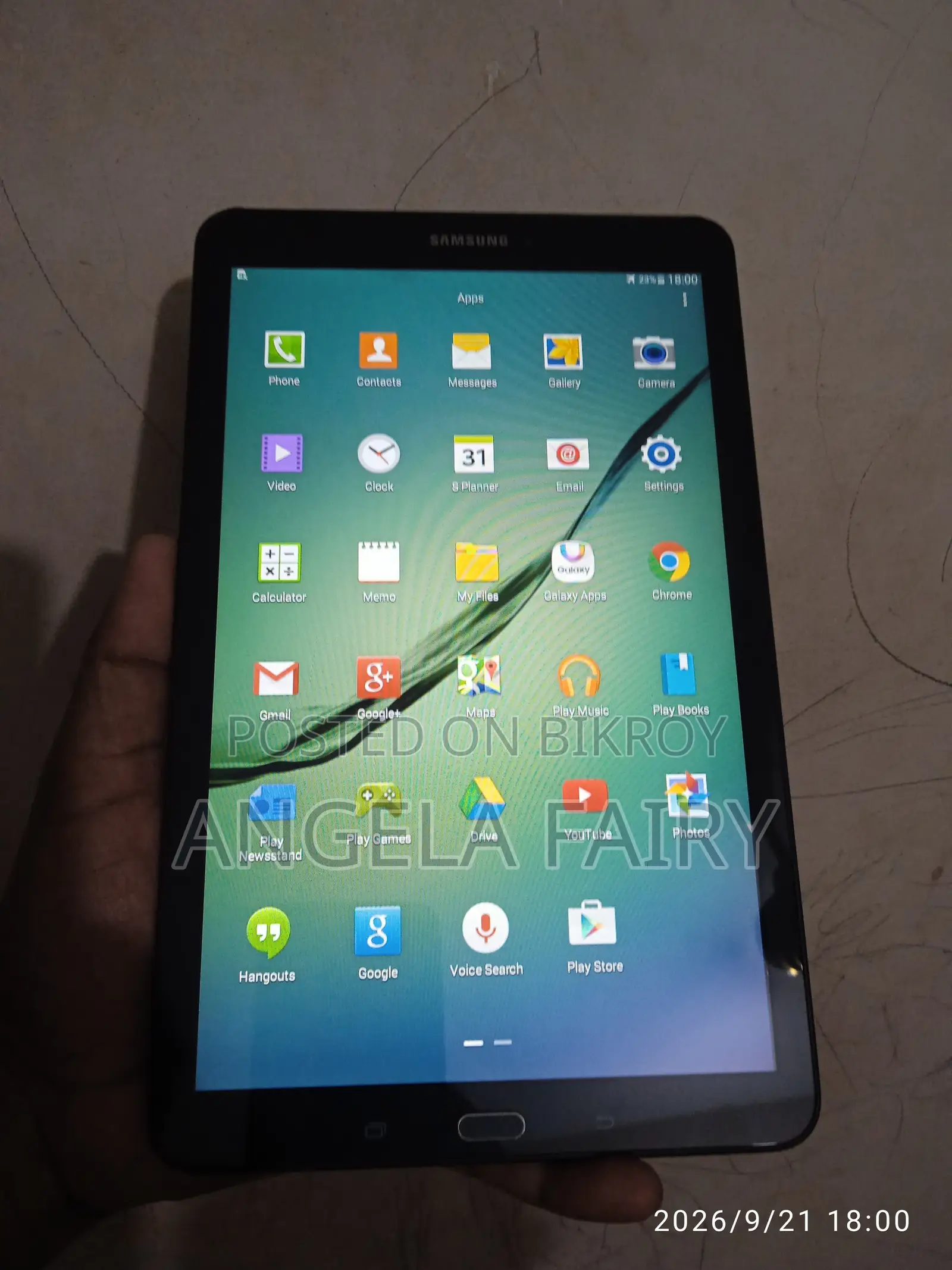 Samsung Galaxy Tab E 9.6 16 GB Black