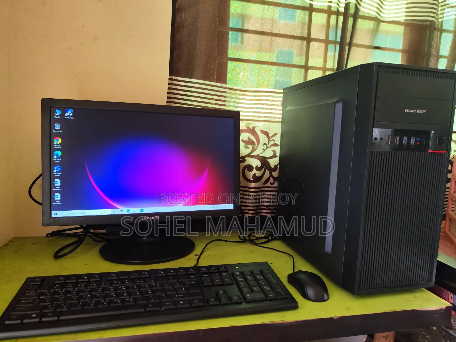 Desktop Computer Gigabyte 8GB Intel Core i3 SSD 128GB