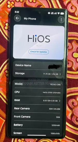 Tecno Camon 40 Pro 4G 256 GB Gray