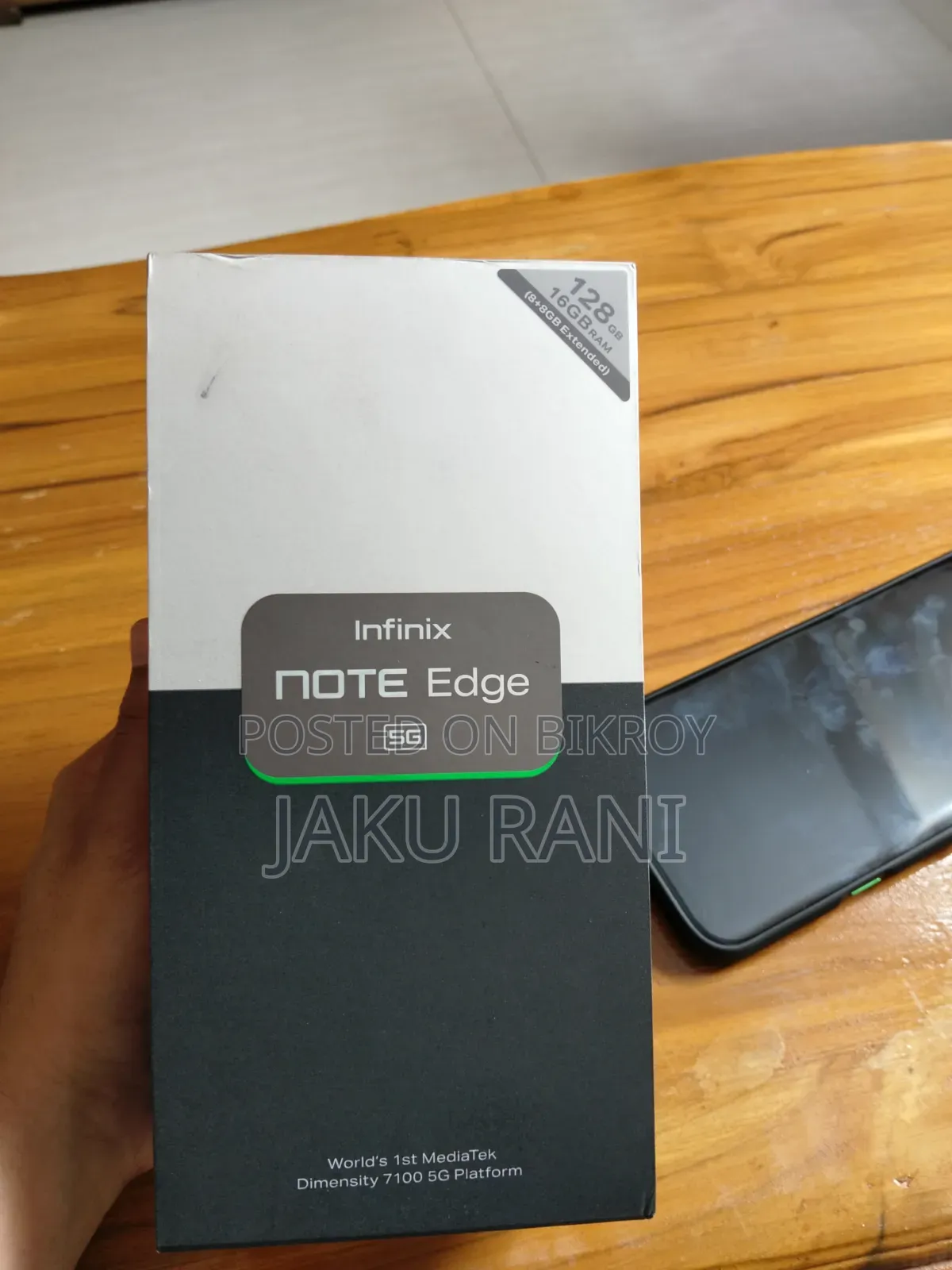 New Infinix Note Edge 128 GB Black