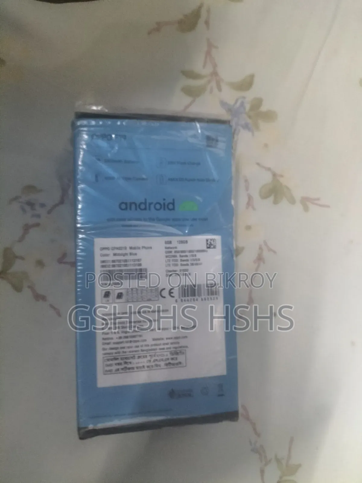 Oppo F19S 128 GB Purple