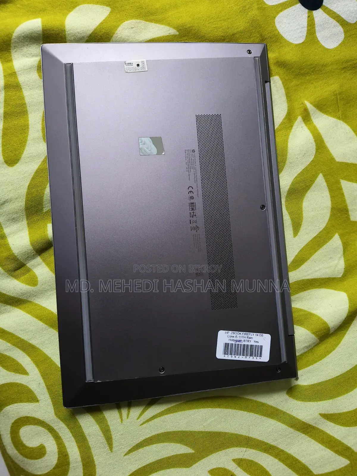 Laptop HP ZBook 14 16GB Intel Core i5 SSD 512GB