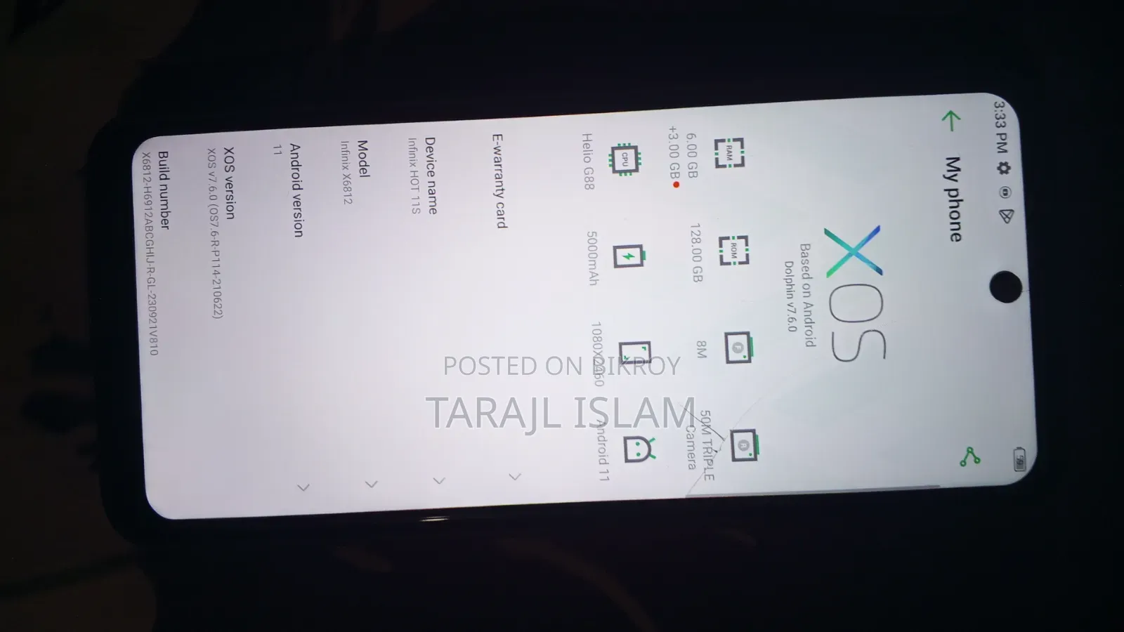 Infinix Hot 11s 128 GB