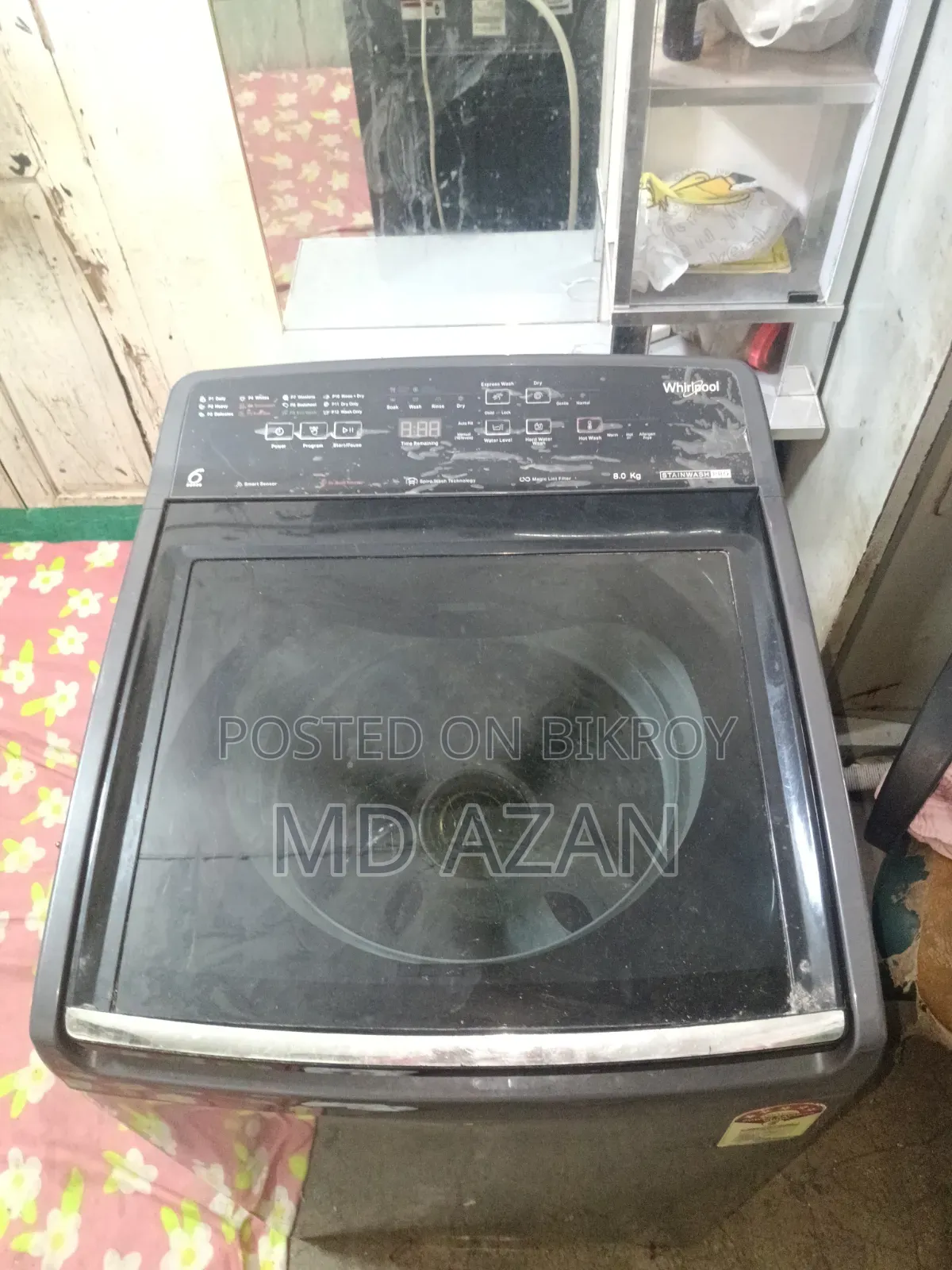Whirlpool Washing Machine – Used for 6 months, absolutely good condition