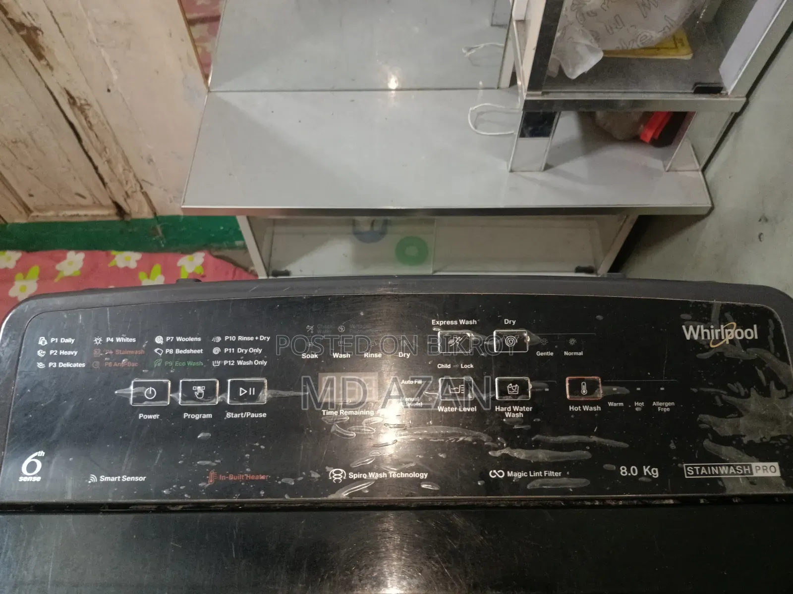Whirlpool Washing Machine – Used for 6 months, absolutely good condition