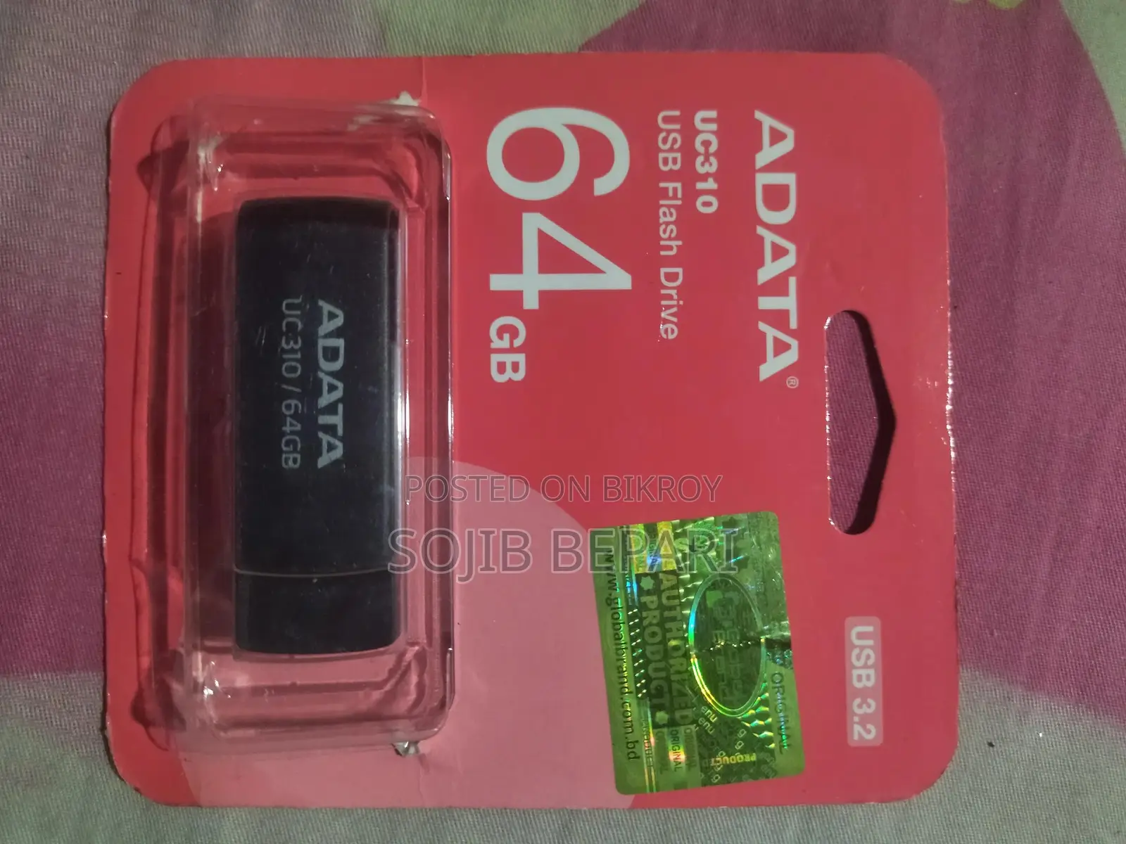 পেনড্রাইভ ৬৪ জিবি এডেটা