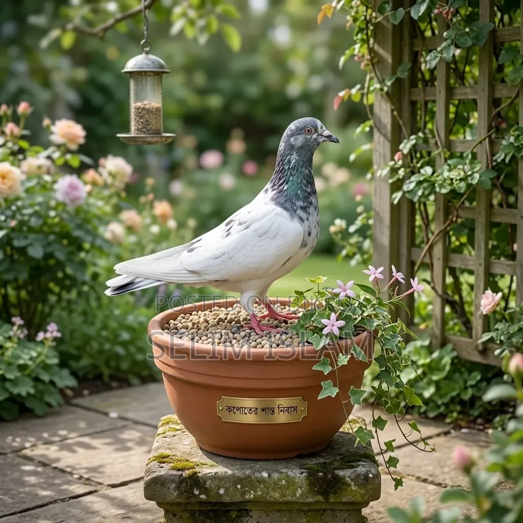 This is a Teddy Pigeon Original Teddy