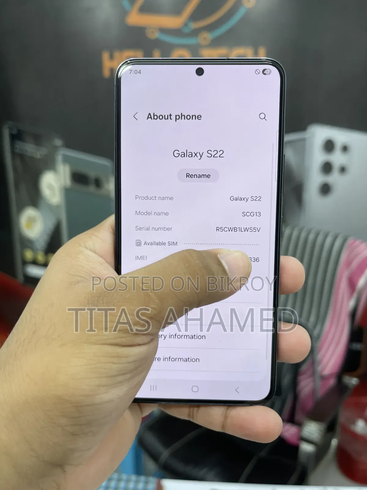 Samsung Galaxy S22 5G 256 GB Black