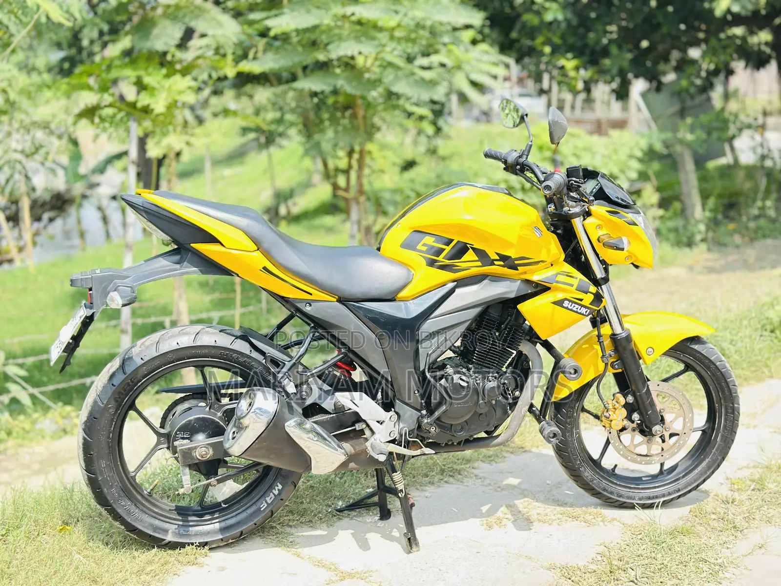 Suzuki Gixxer 2022 Yellow