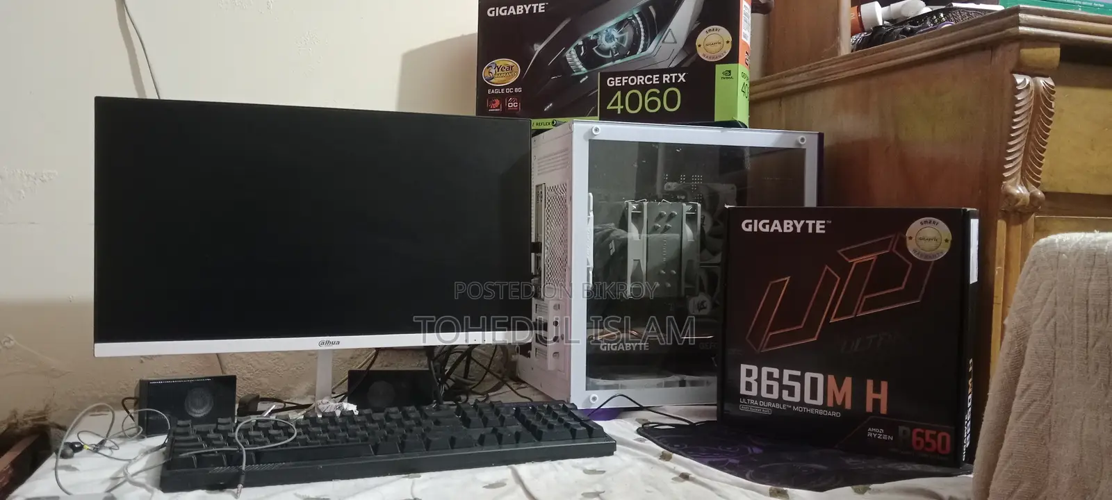Gigabyte Desktop Computer 16GB AMD Ryzen 5 SSD 512GB
