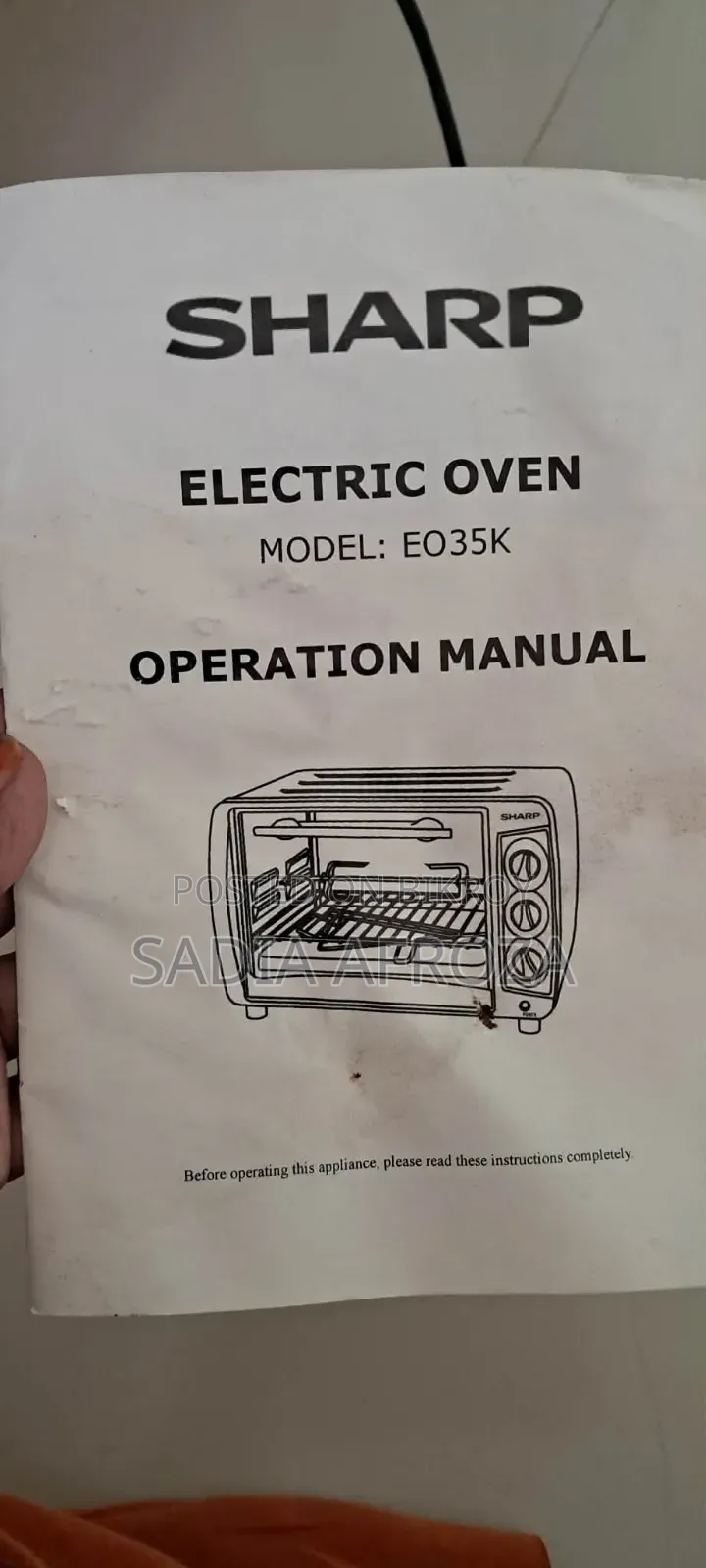 Sharp Electric Oven Model: EO-35K for sale.