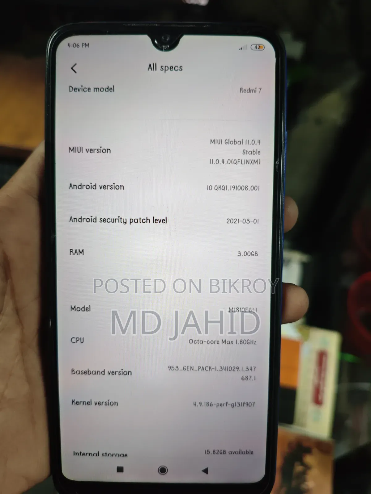 Xiaomi Redmi 7 32 GB Blue