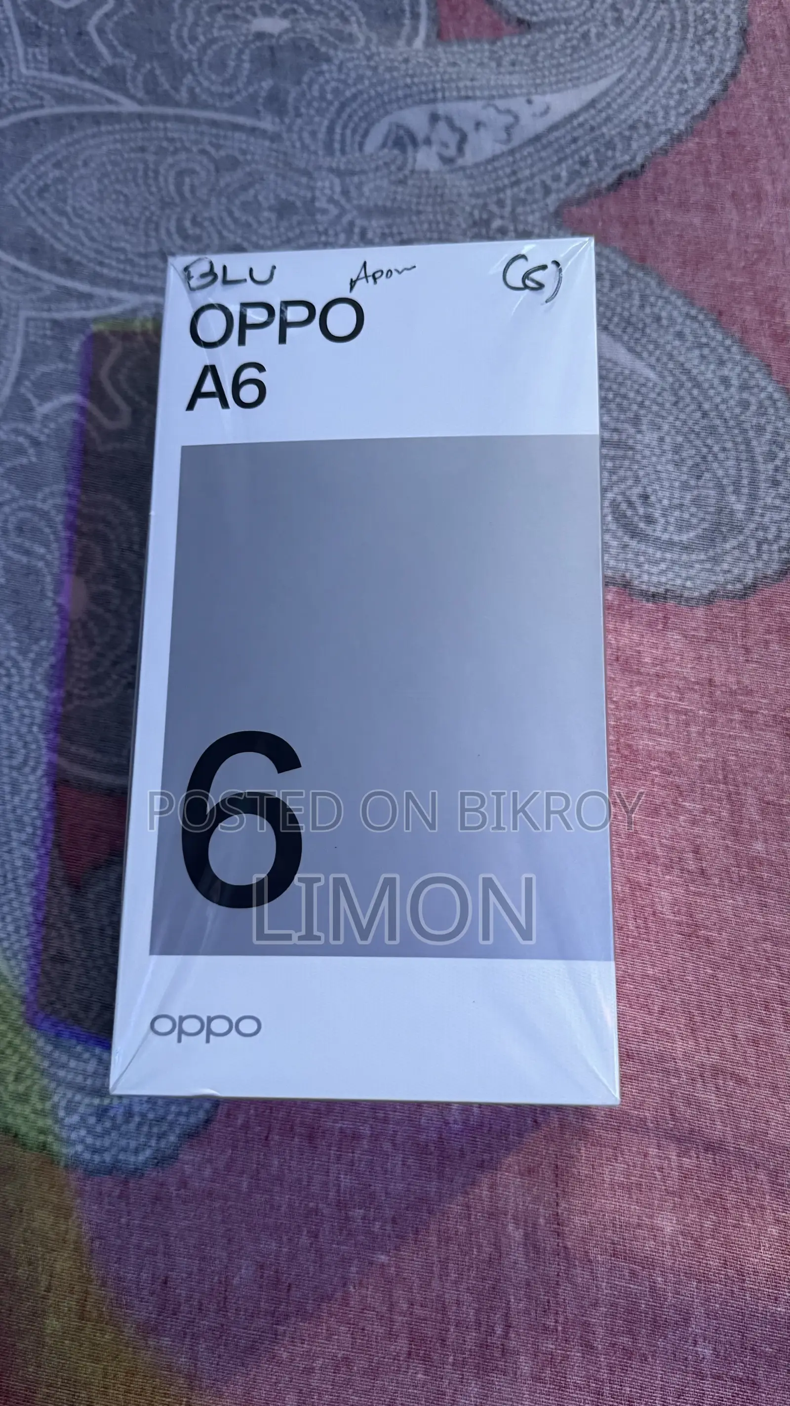 New Oppo A6 128 GB Blue